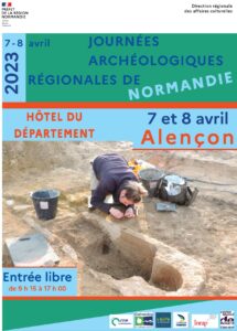 2023-04-07, Alençon, journées archéologiques régionales de Normandie, Affiche