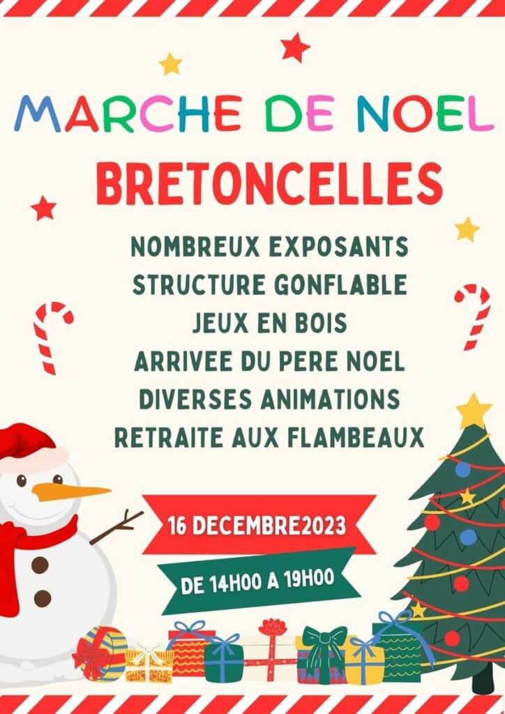 marché de Noël de Bretoncelles (16 décembre 2023)