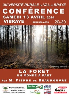 2024-04-13, affiche, conférence de Pierre Mercier de Beaurouvre