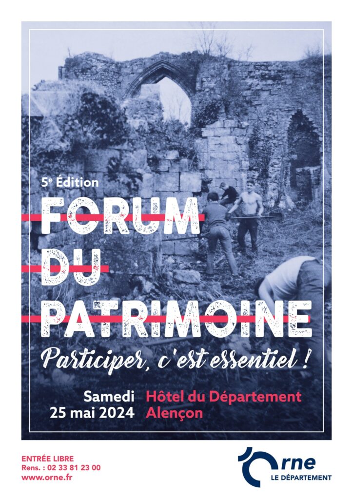 2024-05-25, Alençon, 5e forum du patrimoine (affiche)