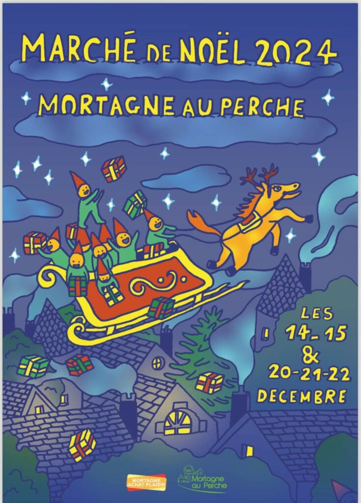 affiche marché de Noël de Mortagne (2024-12-20)