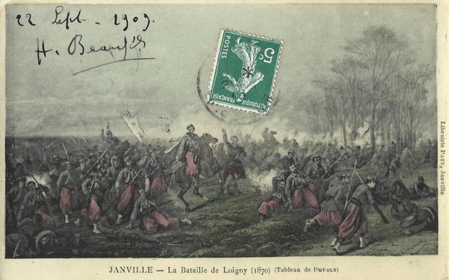 CPA Loigny-la-Bataille, bataille de 1870