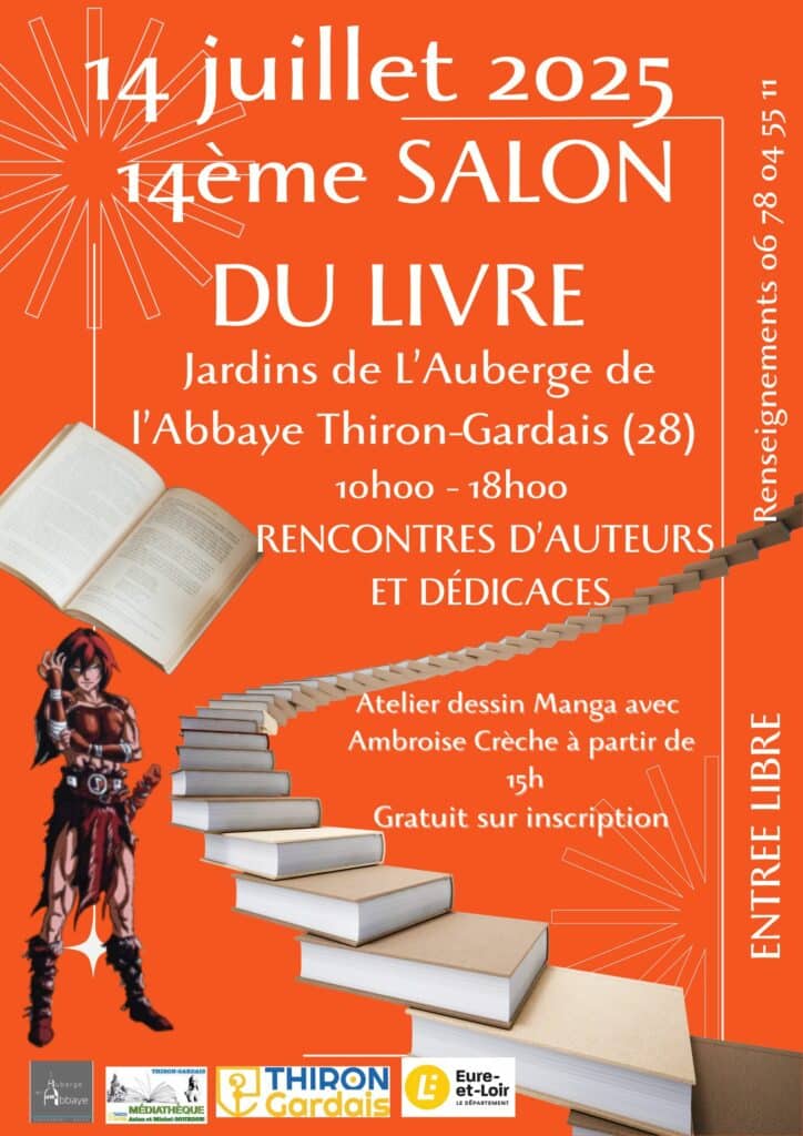 salon du livre de Thiron-Gardais (14 Juillet 2025)
