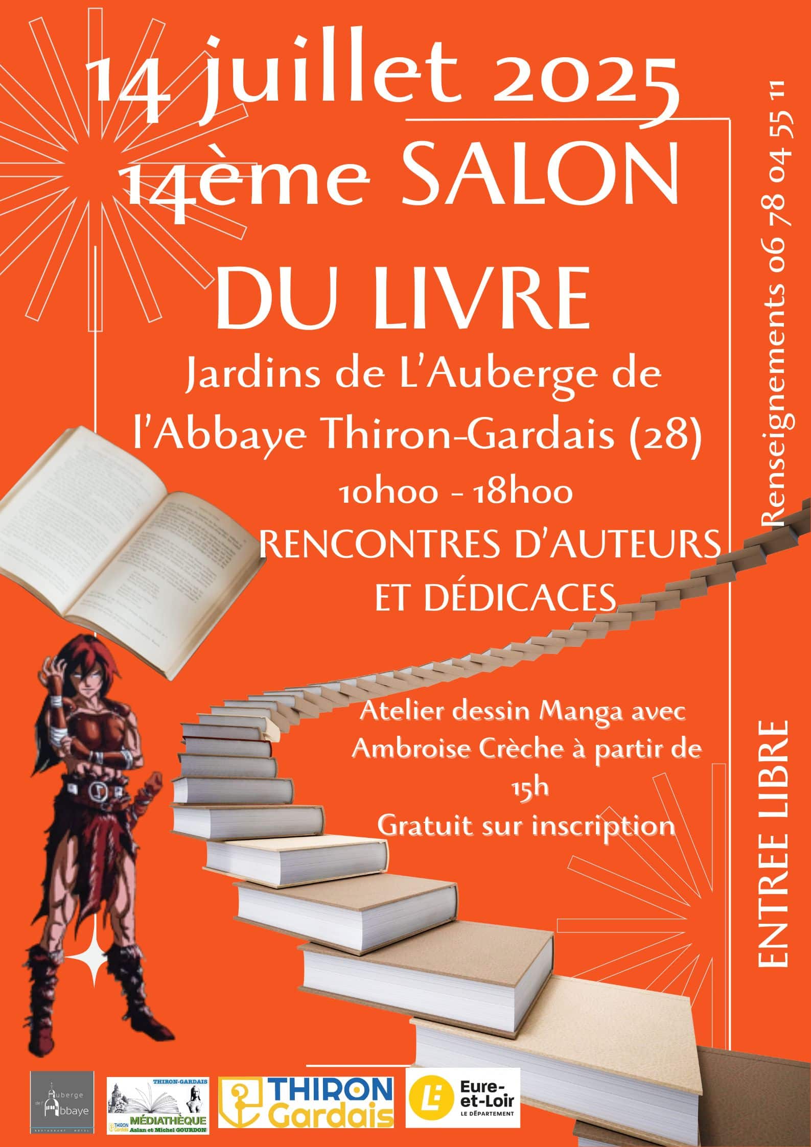 salon du livre de Thiron-Gardais (14 Juillet 2025)