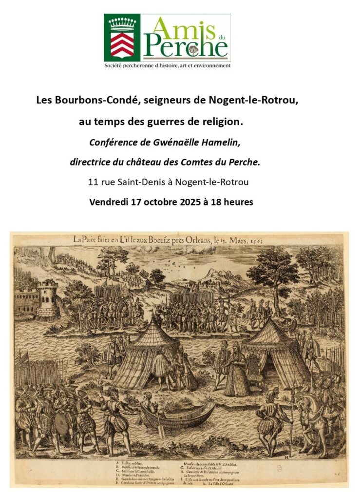 2025-10-18, conférence Gwénaëlle Hamelin, Les Bourbons affiche