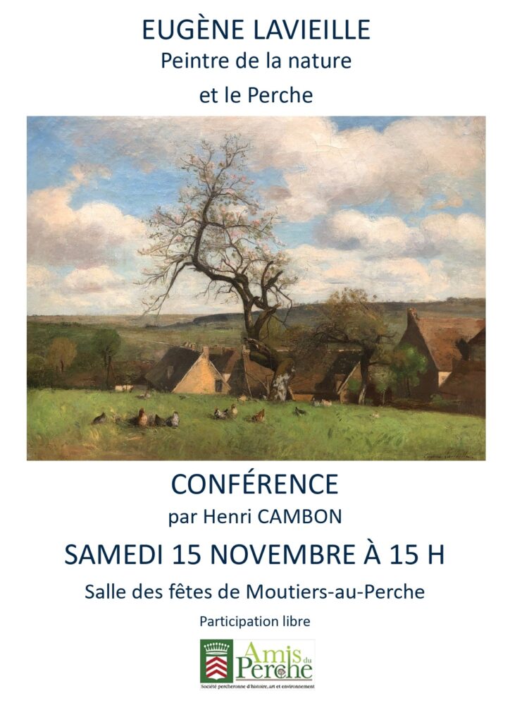 Affiche conférence Lavieille (samedi 15 novembre 2025, Moutiers-au-Perche)