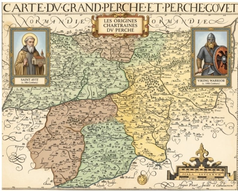 Carte du Grand Perche et du Perche-Gouet