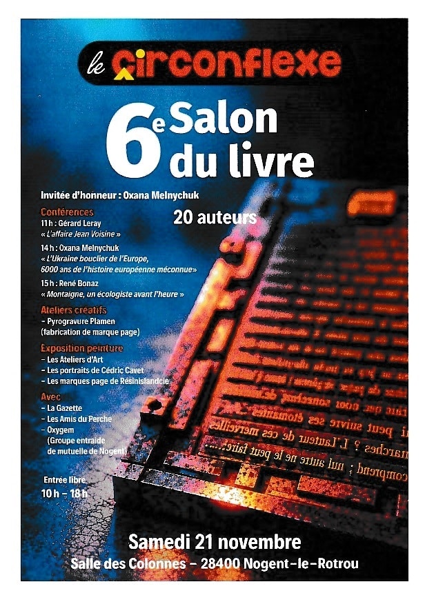 2026-11-21, Affiche Salon du livre de Nogent